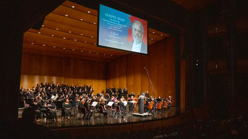 UMSL honors the late Robert Ray with tribute concert during fall music festival