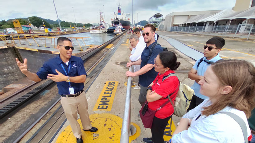 Online MBA students tour the Panama Canal