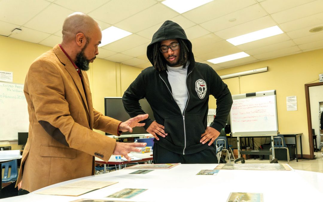 Bringing history to life: In partnership with UMSL, the new Living Arts Pathway enlivens lessons at historic Sumner High School