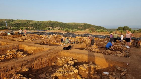 The excavation site at Iklaina