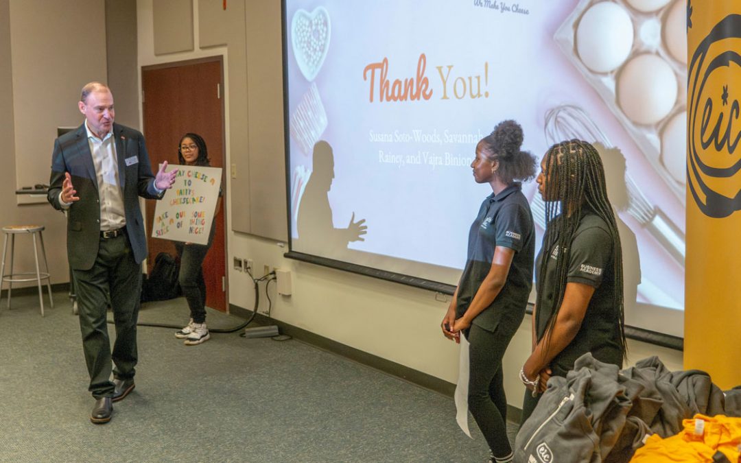 Innovative business program for rising eighth-grade girls wraps up 6-week run on UMSL’s campus with final pitch presentations