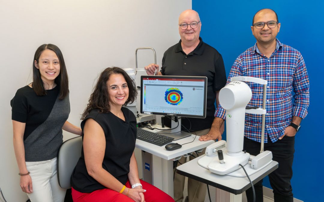 College of Optometry and Computer Science faculty researching the use of AI for fitting orthokeratology lenses