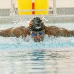 Lawrence Sapp swimming