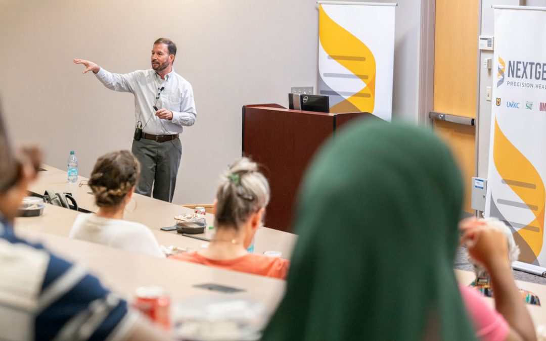 Chemistry Professor Michael Nichols discusses his research on Alzheimer’s disease as part of NextGen Precision Health’s Discovery Series