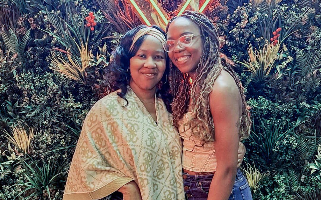 Mother-daughter bond inspires Makeba and Tanys Giles to tackle school together