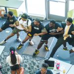 Students participate in the annual Stomp the Yard celebration