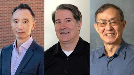 New Curators' Distinguished Professors Cody Ding, David Kimball and Xuemin "Sam" Wang