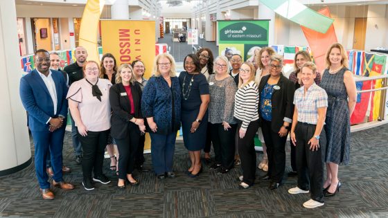 UMSL Chancellor Kristin Sobolik, GSEM CEO Natissia Small and their teams