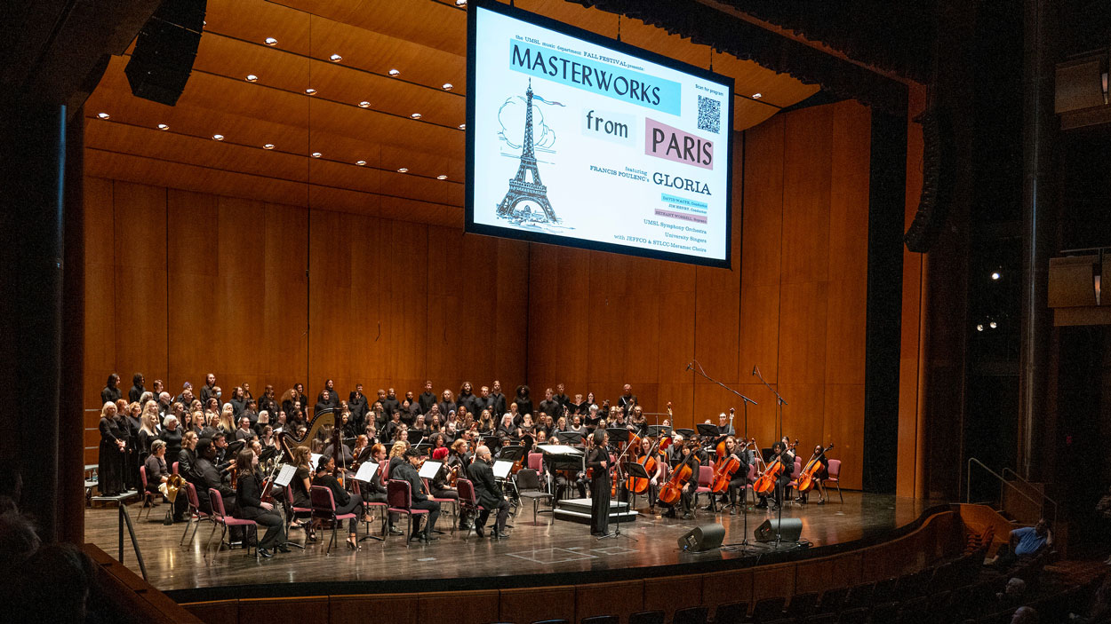 UMSL Symphony Orchestra performs