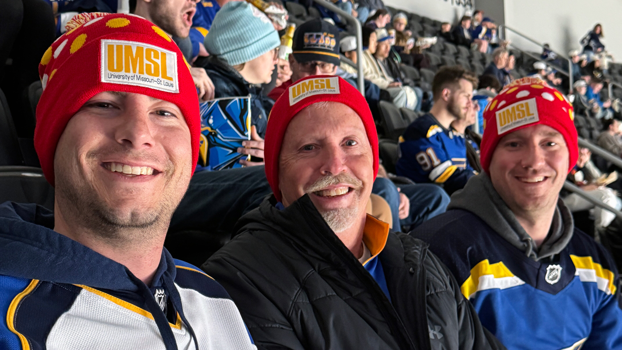 UMSL Blues fans 