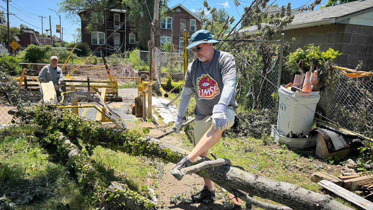 Tornado clean-up