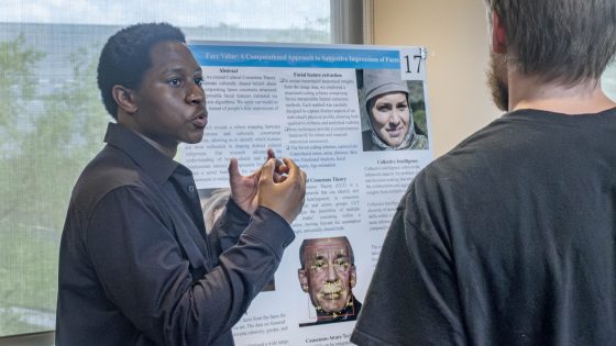 Kevin Kpankou talks about his research on facial recognition