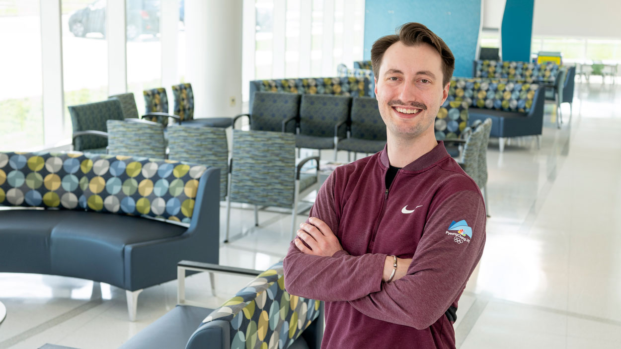 Optometry graduate Alex Fenson