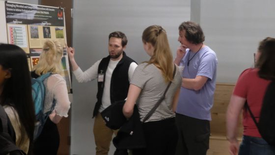 Arkansas State graduate student Joshua Poland discusses his research on invasive species of grasses