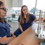 Optometry students heck out a vectogram