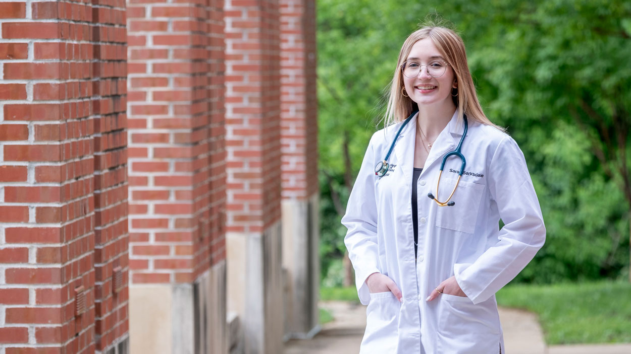 Nursing student Sarah Barksdale