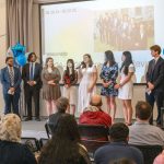 St. Louis Coro Fellows introduce themselves to the audience at the graduation event on May 22