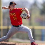 Zach Haygood pitches
