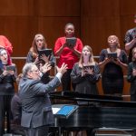 Jim Henry directs University Singers and Vocal Point