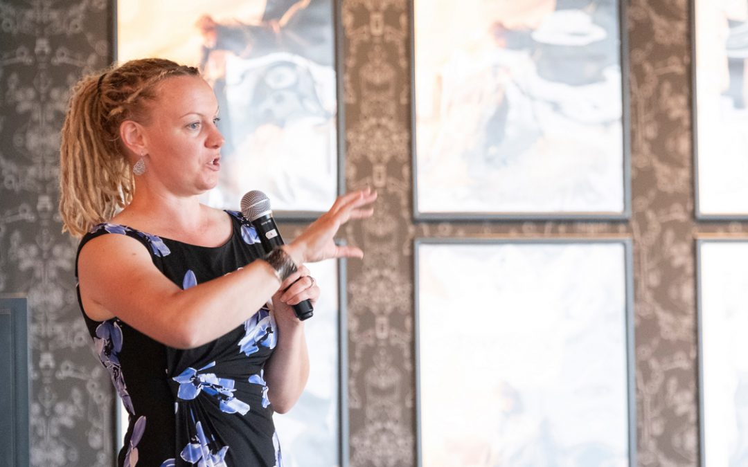 Associate Professor Sandra Langeslag kicks off UMSL Lecture Series at City Foundry