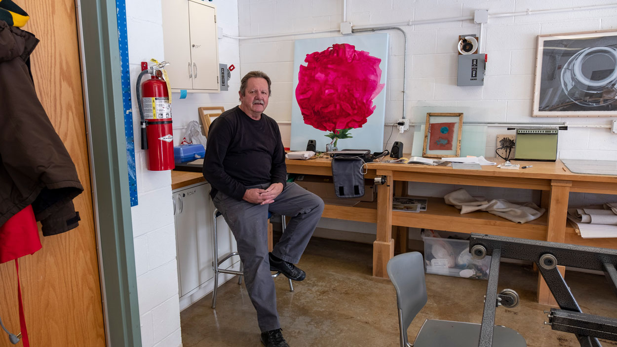 Jeff Sippel in studio