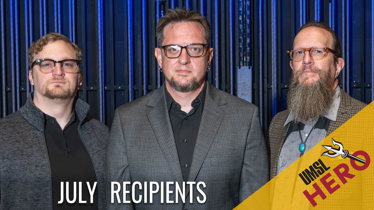 July 2025 Hero Award honorees Nicholas Wetzel, Ryan Nelson and David Torrence
