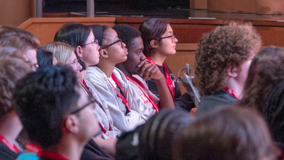Students listening