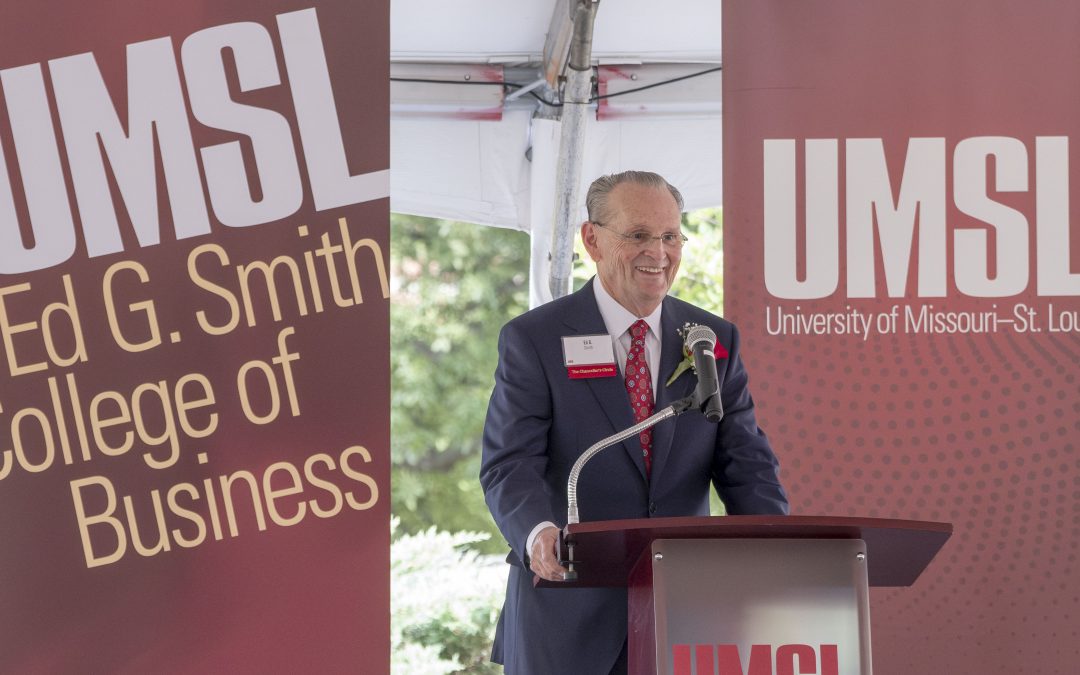 UMSL marks a new era with dedication of Ed G. Smith College of Business