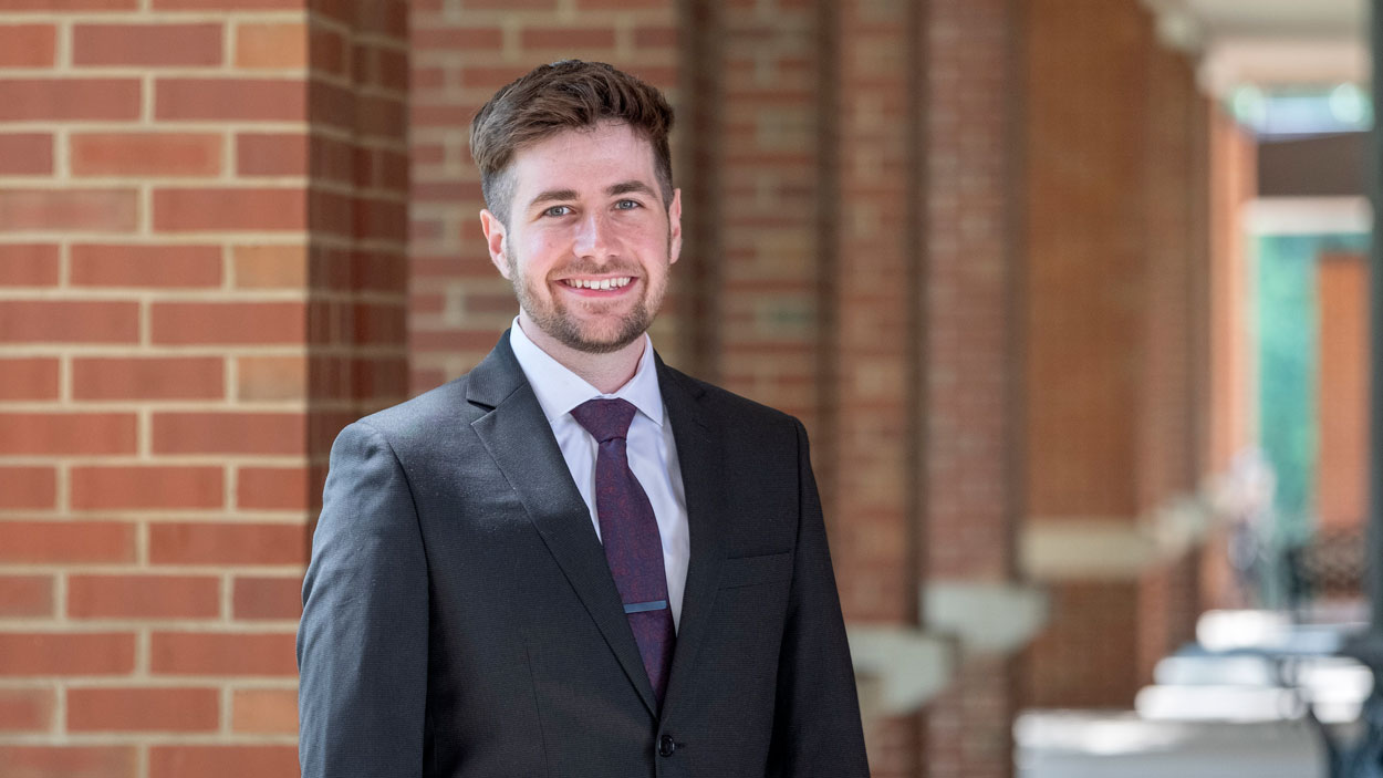 DNP graduate Luke Little in the College of Nursing