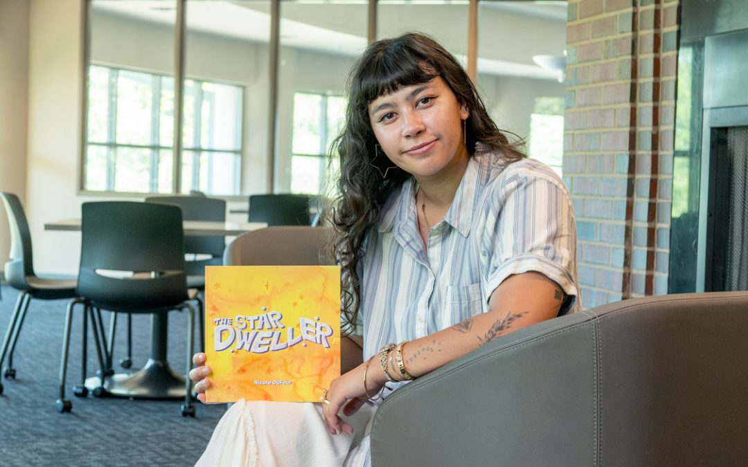 2023 graphic design alum Nicole DuFour builds on passion for illustration with children’s book, ‘The Star Dweller’