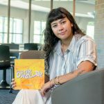 UMSL alum Nicole DuFour with her book, The Star Dweller