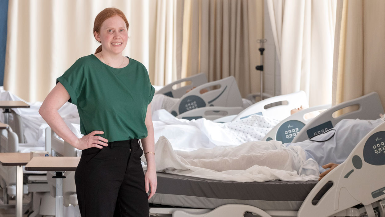 DNP graduate Victoria Cobb in the College of Nursing