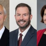New Curators' Distinguished Professors Stephen Moehrle, Michael Nichols, Lee Slocum