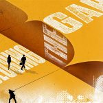 An illustration with the words "Closing the Gap"