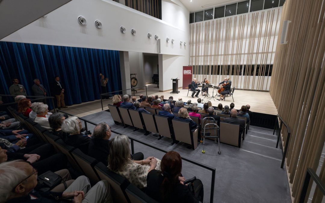 Newly renovated and renamed Creative Arts Building ready to serve UMSL music and fine arts students now and for years to come