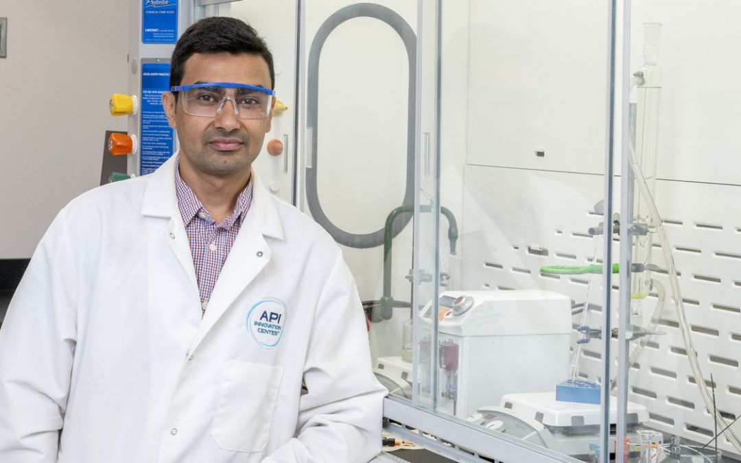 Saroj Kafle’s training at UMSL leads to role as process chemist at API Innovation Center