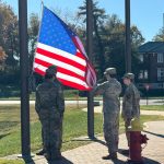 Veterans Day flag-raising ceremony