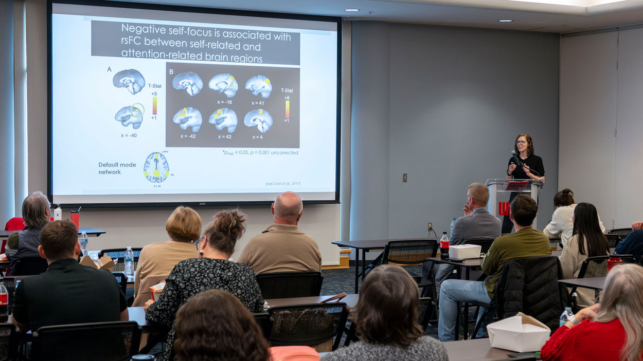 Carissa Philippi presents at the NextGen Precision Health Discovery Series on Nov. 18