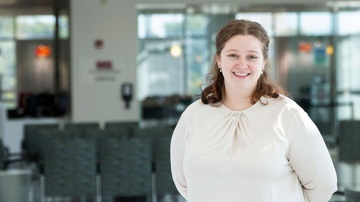 Optometry student Grace Broach