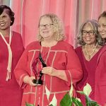 Chancellor Kristin Sobolik receives Girls Inc. of St. Louis' Strong, Smart, and Bold Award