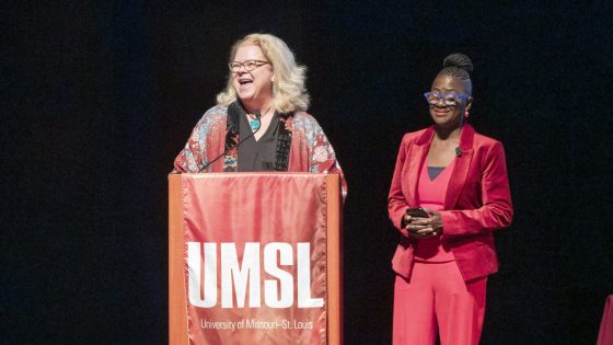 UMSL Chancellor Kristin Sobolik and FOCUS St. Louis President and CEO Yemi Akande-Bartsch