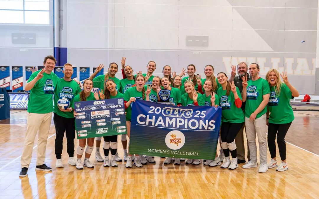 UMSL volleyball team captures first-ever GLVC Tournament title
