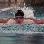 Audrey Lantz swimming butterfly