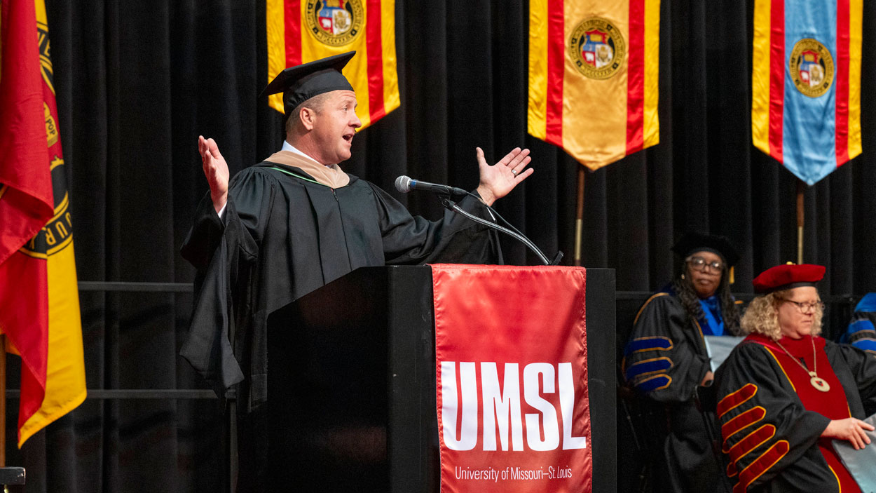 Ed G. Smith College of Business and College of Nursing Commencement Speaker Ken Cella