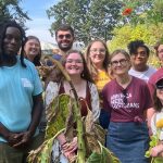 Professor Laura Westhoff and students in her "St. Louis: Hope in Action" course at The Green Center