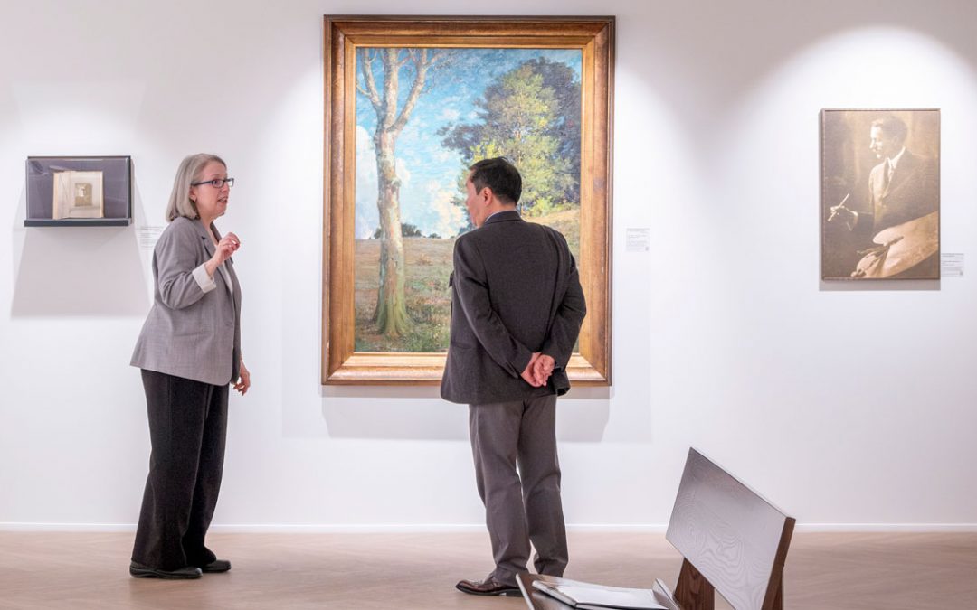 UMSL alum and retiring St. Louis Mercantile Library curator Julie Dunn-Morton helps create new art gallery as legacy project