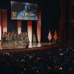 The Sheldon All-Star Chorus performs under the direction of UMSL alum Maria A. Ellis at the Touhill