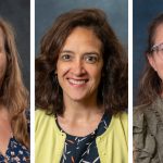 Nursing faculty members Michelle Barrier, Julie Bertram and Christina Castellano