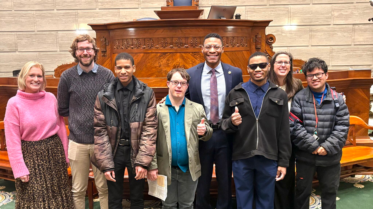 UMSL group with Senator Brian Williams