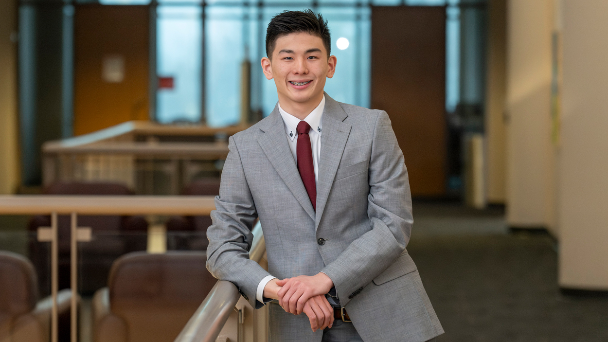 MBA student Kazuki Yamashita